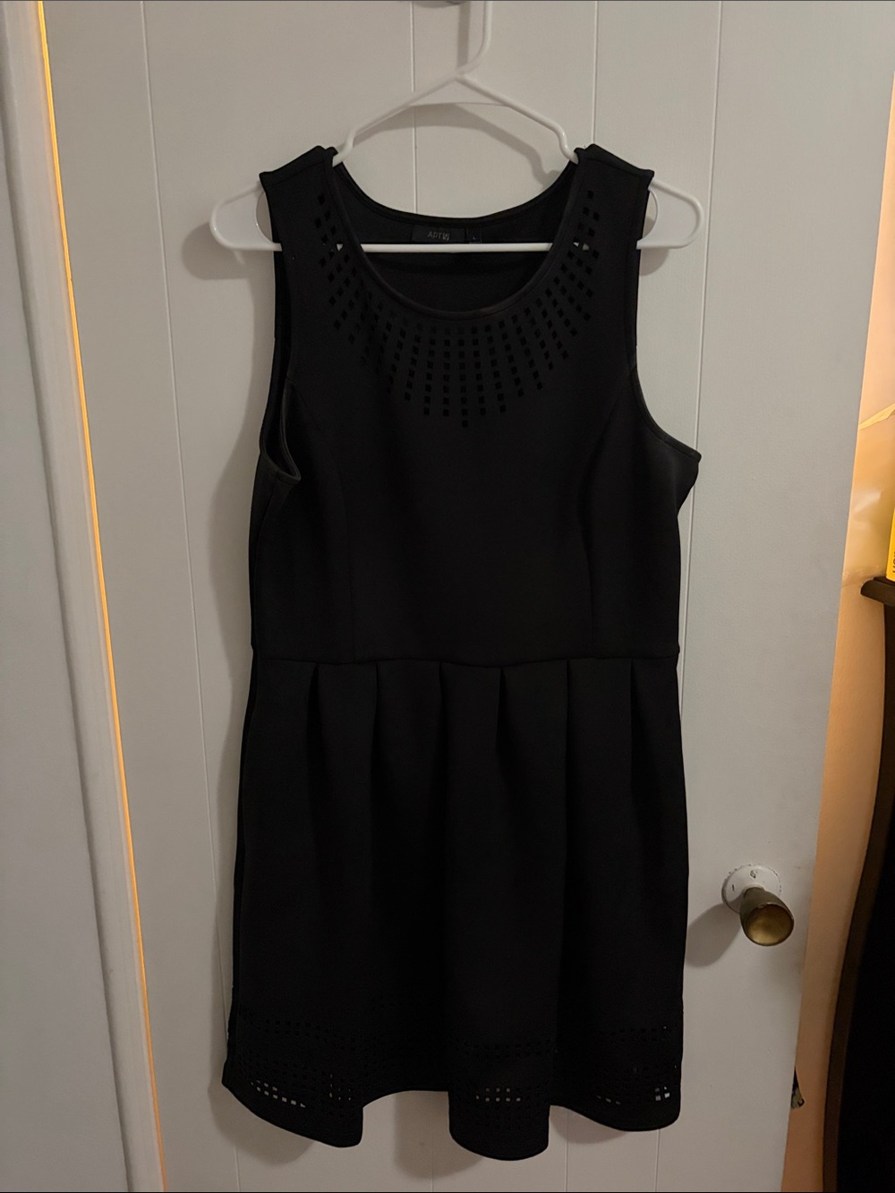 Apt. 9 Black Sleeveless Fit-and-Flare Dress